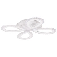 Plafoniera Ice LED 55W 3CCT+RGB 51cm alb cu telecomanda, Erste - imagine 6