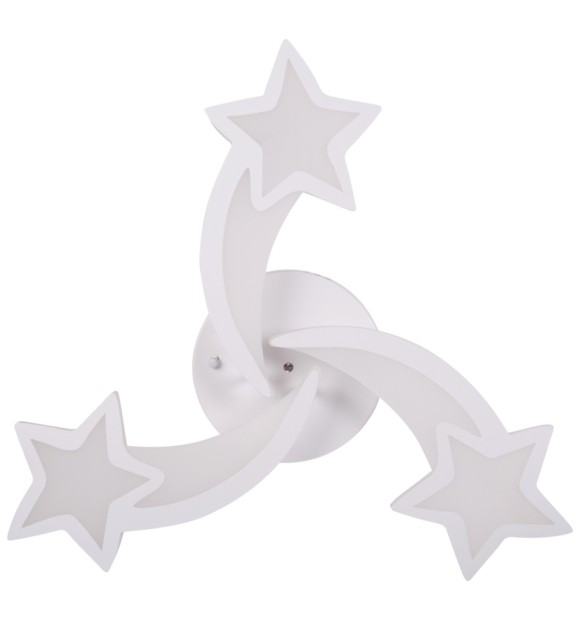 Plafoniera Star LED 52W 3CCT 52cm patrata alba cu telecomanda, Erste