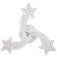 Plafoniera Star LED 52W 3CCT 52cm patrata alba cu telecomanda, Erste