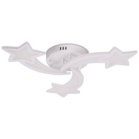 Plafoniera Star LED 52W 3CCT 52cm patrata alba cu telecomanda, Erste - imagine 5