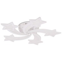 Plafoniera Star LED 86W 3CCT 72x72cm cu telecomanda, alba Erste - ambalaj