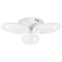 Plafoniera Petal LED 48W 3CCT 43cm telecomanda, alb Erste - imagine 5