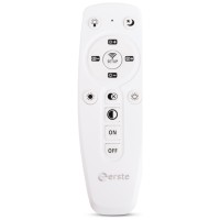 Plafoniera Petal LED 80W 3CCT 43cm cu telecomanda, alb, Erste - ambalaj