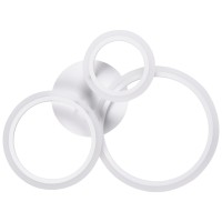 Plafoniera Pearl LED 40W 3CCT 55cm cu telecomanda, alb, Erste