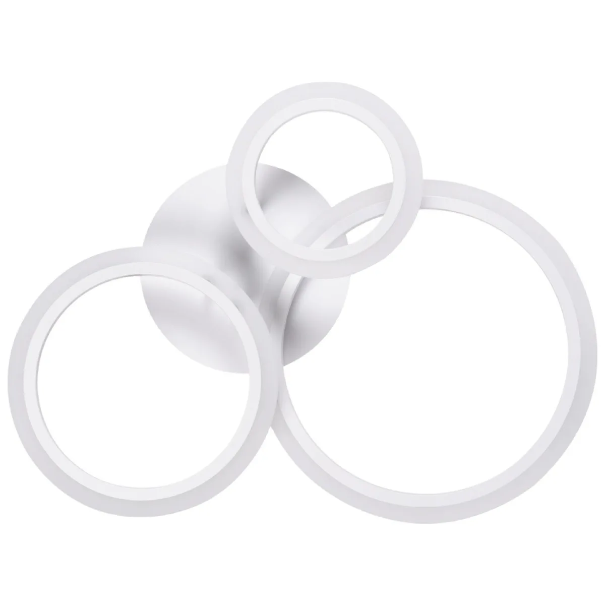 Plafoniera Pearl LED 40W 3CCT 55cm cu telecomanda, alb, Erste