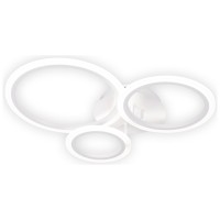 Plafoniera Pearl LED 40W 3CCT 55cm cu telecomanda, alb, Erste - detaliu
