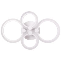 Plafoniera LED Pearl 52W 3CCT 3380lm 60x38cm cu telecomanda, alba Erste