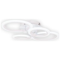 Plafoniera LED Pearl 52W 3CCT 3380lm 60x38cm cu telecomanda, alba Erste - detaliu