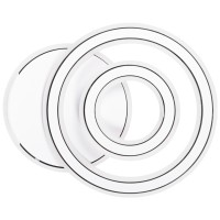 Plafoniera Alla LED 98W 3CCT cu telecomanda 51x42cm, alb, Erste
