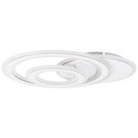 Plafoniera Alla LED 98W 3CCT cu telecomanda 51x42cm, alb, Erste - ambalaj