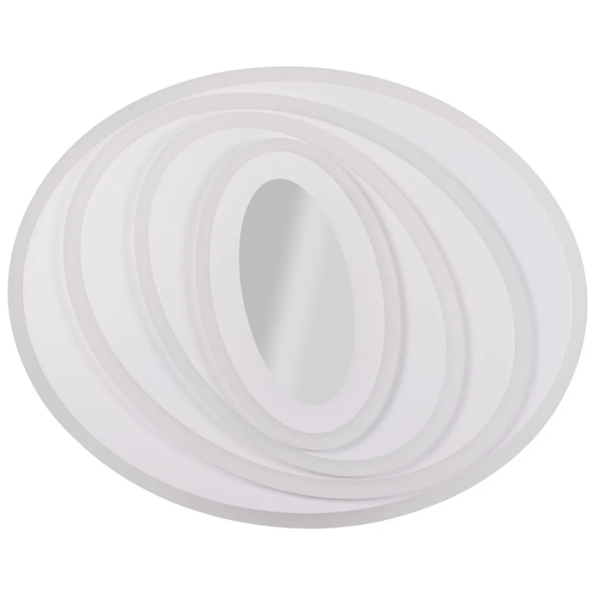 Plafoniera LED Roof 96W 3CCT dimabila cu telecomanda, 50x40cm, alba