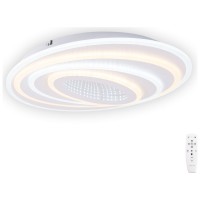 Plafoniera LED Roof 96W 3CCT dimabila cu telecomanda, 50x40cm, alba - ambalaj