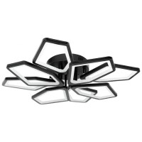 Plafoniera Maxi LED 110W 3CCT 65cm negru, Erste - vedere laterala