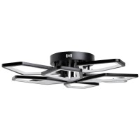 Plafoniera Maxi LED 110W 3CCT 65cm negru, Erste - ambalaj