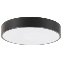 Plafoniera LED Flux Erste 18W 6000K 30cm IP20, negru