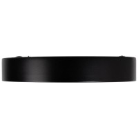 Plafoniera LED Flux 28W 2660lm 6000K, 40cm, neagra, Erste - vedere laterala