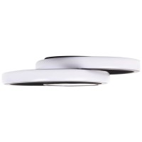 Plafoniera LED Vista 38W 3CCT 2660lm 26x19cm IP20, negru, Erste - detaliu