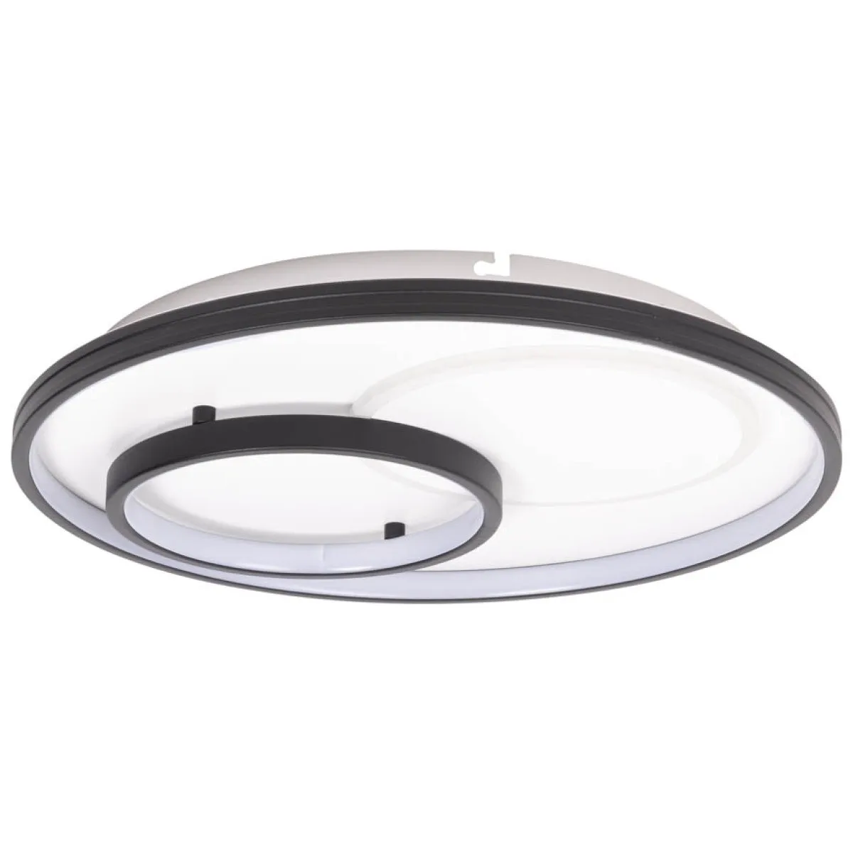 Plafoniera Isis LED 65W 3CCT 48cm IP20, neagra, Erste