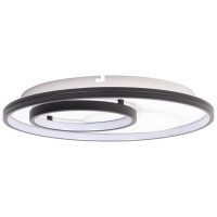 Plafoniera Isis LED 65W 3CCT 48cm IP20, neagra, Erste - detaliu