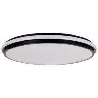 Plafoniera LED Toht 70W 3CCT 51cm IP20, negru, Erste