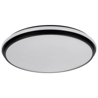 Plafoniera LED Toht 70W 3CCT 51cm IP20, negru, Erste - vedere laterala