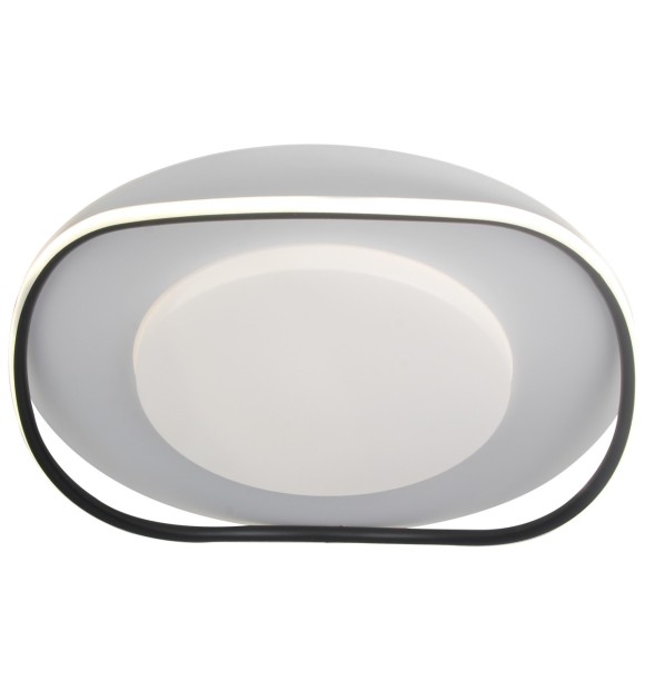 Plafoniera Freya LED 55W 3CCT 4675lm 47.5cm, alb+negru, Erste