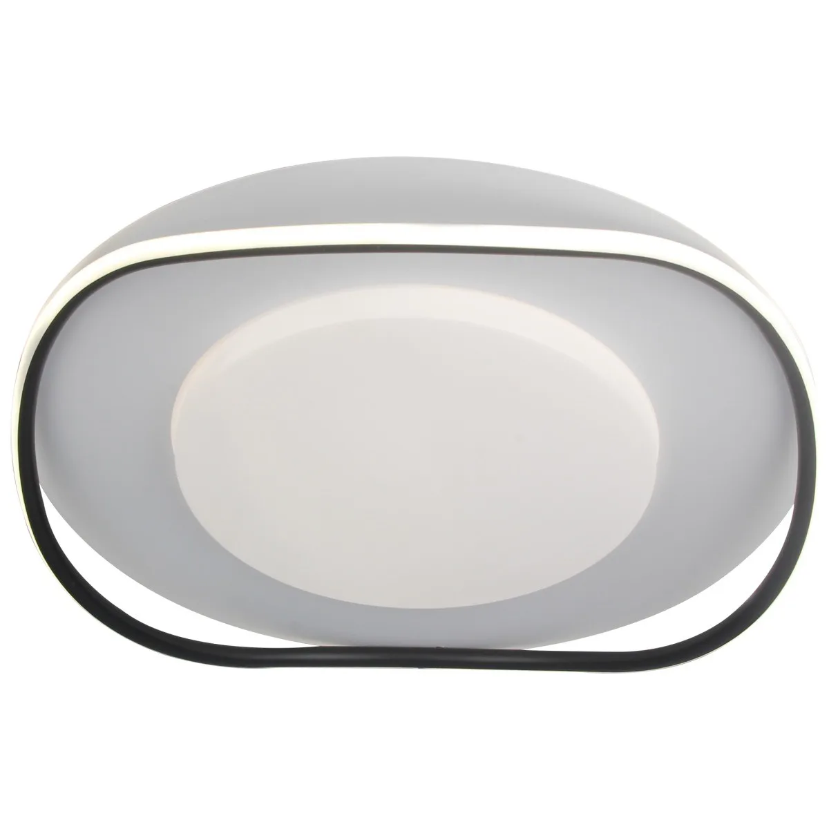 Plafoniera Freya LED 55W 3CCT 4675lm 47.5cm, alb+negru, Erste