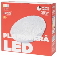 Plafoniera LED Homelight A9 25W 3CCT 2450lm 27cm alb - imagine 6