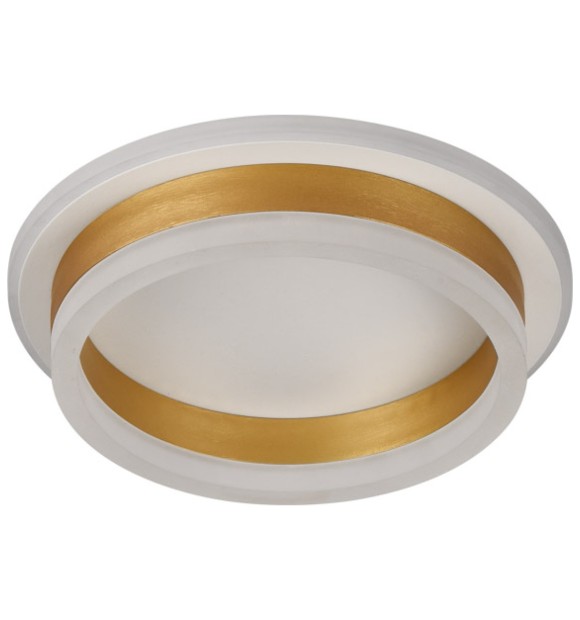 Plafoniera Auro LED 35W 3CCT 2900lm IP20, 24cm, auriu, Erste