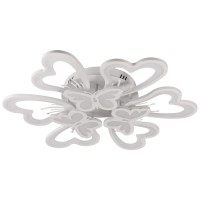 Plafoniera LED Butterfly 100W 3CCT RGB 8500lm, 68cm, alba Erste