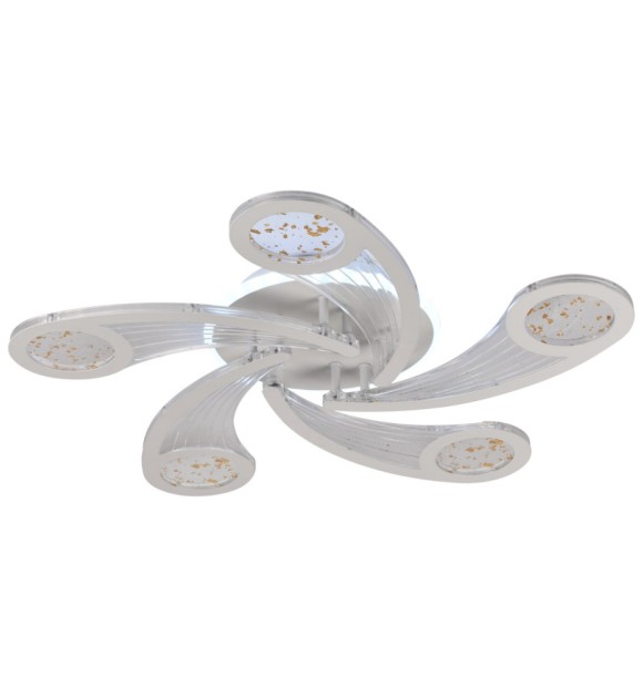 Plafoniera Drop LED 70W 3CCT 6650lm 60x60cm IP20 alb Erste