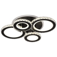 Plafoniera LED Echo 90W CCT 6930lm dreptunghiulara negru, Erste - imagine 5