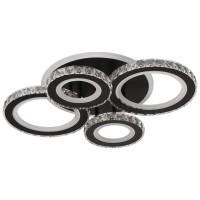 Plafoniera LED Echo 90W CCT 6930lm dreptunghiulara negru, Erste - imagine 8