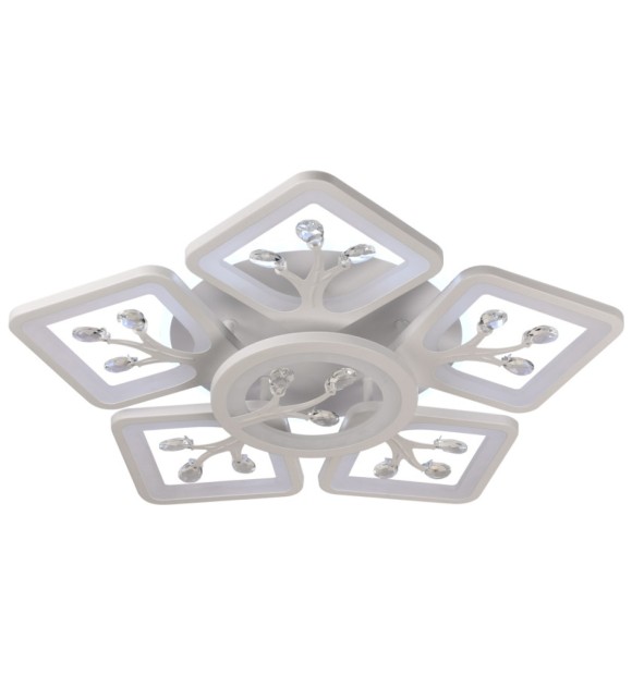 Plafoniera Trees LED 88W 3CCT 4400lm patrat 57cm alb Erste