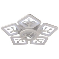 Plafoniera Trees LED 88W 3CCT 4400lm patrat 57cm alb Erste