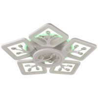 Plafoniera Trees LED 88W 3CCT 4400lm patrat 57cm alb Erste - imagine 8