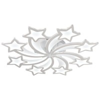 Plafoniera Star LED 145W CCT 11600lm 76x76cm patrat alb Erste - detaliu
