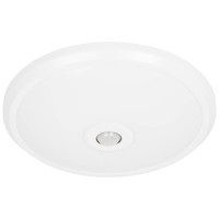 Plafoniera LED Erste 15W cu senzor 360°, 3CCT, IP40, alb - vedere laterala