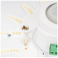 Plafoniera LED Erste 15W cu senzor 360°, 3CCT, IP40, alb - ambalaj