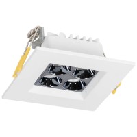 Spot LED patrat Roma SQ4 6W 4000K IP20 alb argintiu Metsan