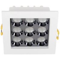 Spot LED patrat Roma SQ9 12W 4000K IP20 alb argintiu Metsan - detaliu