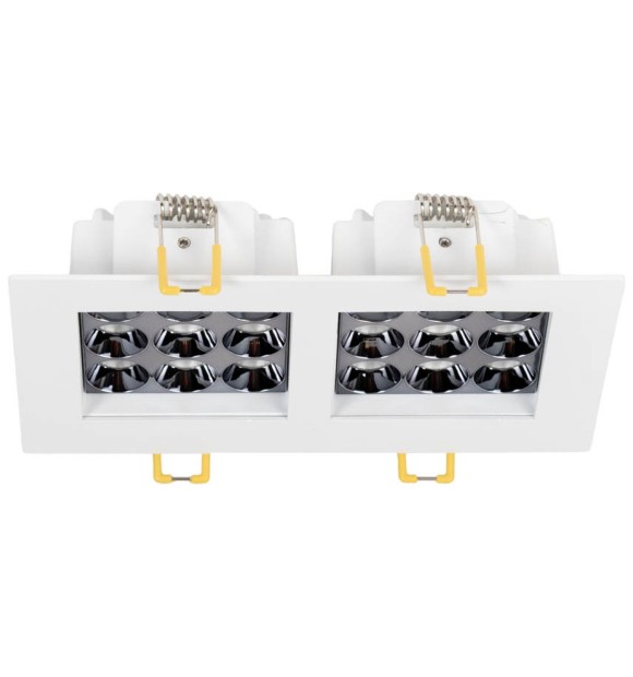 Spot LED patrat Roma SQ DB 9 24W 4000K alb Metsan
