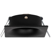 Rama spot patrat Sumota mini GU10 IP20, negru, Metsan - detaliu