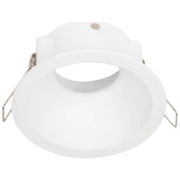 Rama spot incastrabila Versa GU10 patrat 94x92mm, alb Metsan - vedere laterala