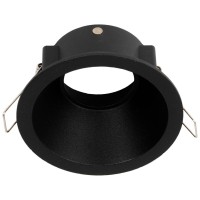 Rama spot Versa GU10 94x92mm patrata, negru mat, Metsan - detaliu