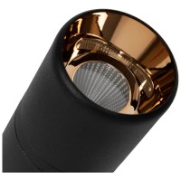 Spot LED Reflecto mini 10W 4000K IP20 negru cupru Metsan - detaliu