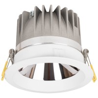 Downlight LED rotund Reflecto 20W 4000K, negru, Metsan