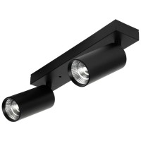 Spot LED Kabo 15W IP20 negru, LED integrat, Erste