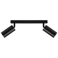 Spot LED Kabo 15W IP20 negru, LED integrat, Erste - vedere laterala