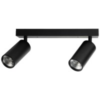 Spot LED Kabo 15W IP20 negru, LED integrat, Erste - detaliu